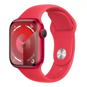 Умные часы Apple Watch Series 9 GPS, 41mm (PRODUCT)RED Aluminium Case with (PRODUCT)RED Sport Band - S/M