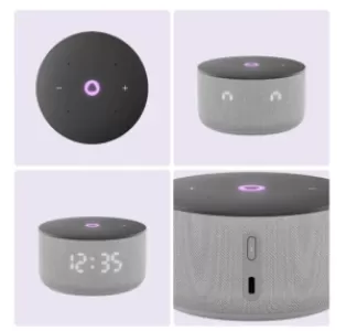 Умная колонка Яндекс Станция Мини 3 с Алисой на YaGPT, серый, YNDX-00027GRY