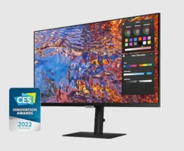 Монитор Samsung 27" S27B800PXI Black, 16:9, IPS, UHD, 5ms, 350cd, 60Hz, HDMI, DP, USB, USB-C, LAN, HAS