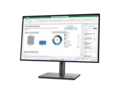 Монитор Lenovo 27" P27h-30, 16:9, IPS, QHD, 4ms, 350cd, 60Hz, HDMI, DP, DP OUT, USB-C, USB, LAN, HAS