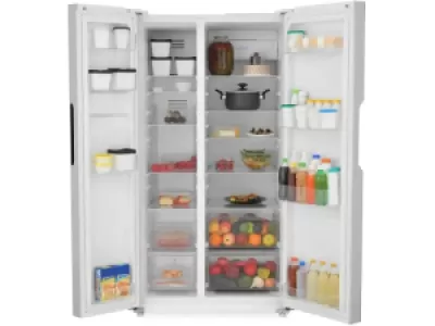 Холодильник Zugel ZRSS630W белое стекло Холодильник Zugel ZRSS630W белое стекло