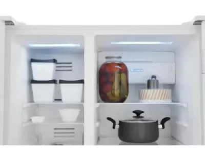 Холодильник Zugel ZRSS630W белое стекло Холодильник Zugel ZRSS630W белое стекло