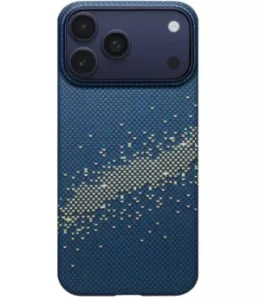 Накладка кевлар Pitaka Ultra-Slim Case для Apple iPhone 17 Pro Max Milky Way Galaxy (Синий) Накладка кевлар Pitaka Ultra-Slim Case для Apple iPhone 17 Pro Max Milky Way Galaxy (Синий)