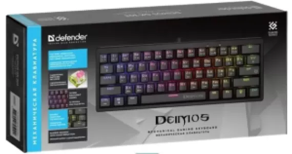 Клавиатура MECHANICAL DEIMOS GK-303 RU RGB 45303 DEFENDER