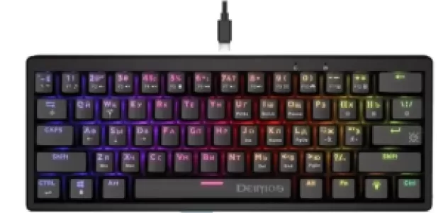 Клавиатура MECHANICAL DEIMOS GK-303 RU RGB 45303 DEFENDER