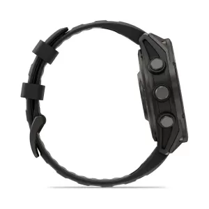 Смарт-часы Garmin Fenix 8 Pro 47mm, AMOLED Sapphire, титановый угольно-серый корпус, DLC, cерый силиконовый ремешок Смарт-часы Garmin Fenix 8 Pro 47mm, AMOLED Sapphire, титановый угольно-серый корпус, DLC, cерый силиконовый ремешок