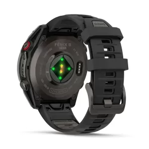 Смарт-часы Garmin Fenix 8 Pro 47mm, AMOLED Sapphire, титановый угольно-серый корпус, DLC, cерый силиконовый ремешок Смарт-часы Garmin Fenix 8 Pro 47mm, AMOLED Sapphire, титановый угольно-серый корпус, DLC, cерый силиконовый ремешок