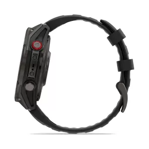 Смарт-часы Garmin Fenix 8 Pro 47mm, AMOLED Sapphire, титановый угольно-серый корпус, DLC, cерый силиконовый ремешок Смарт-часы Garmin Fenix 8 Pro 47mm, AMOLED Sapphire, титановый угольно-серый корпус, DLC, cерый силиконовый ремешок