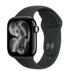 Смарт-часы Apple Watch Series 11 GPS 42mm Jet Black Aluminum Case with Black Sport Band S/M Смарт-часы Apple Watch Series 11 GPS 42mm Jet Black Aluminum Case with Black Sport Band S/M