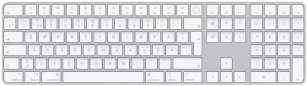Клавиатура Magic Keyboard с Touch ID для Mac (MK2C3), White, белый Клавиатура Magic Keyboard с Touch ID для Mac (MK2C3), White, белый