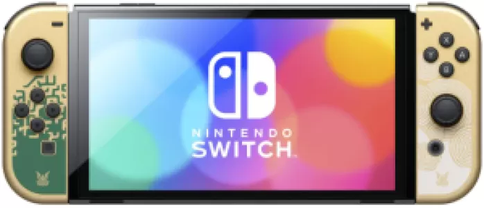 Игровая приставка Nintendo Switch OLED, 64 ГБ, Zelda Edition, бежевый Игровая приставка Nintendo Switch OLED, 64 ГБ, Zelda Edition, бежевый