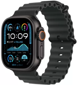 Часы Apple Watch Ultra 2 2024 49 мм, Titanium Case with Black Ocean Band Часы Apple Watch Ultra 2 2024 49 мм, Titanium Case with Black Ocean Band