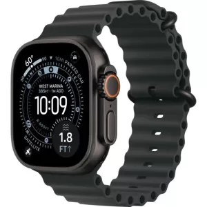 Часы Apple Watch Ultra 3 49 мм, Black Titanium Case with Black Ocean Band Часы Apple Watch Ultra 3 49 мм, Black Titanium Case with Black Ocean Band