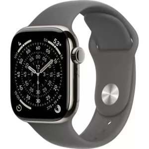 Умные часы Apple Watch Series 11 42 мм, S/M 130-200 мм, Natural Aluminium Case Stone Gray Sport Band