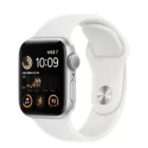 Часы Apple Watch SE2 GPS 40mm Aluminum Case with Sport Band Silver/White 2022 S/M Часы Apple Watch SE2 GPS 40mm Aluminum Case with Sport Band Silver/White 2022 S/M