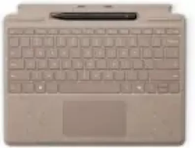 Microsoft Клавиатура Surface Pro 8/9/10/11/Pro X Signature Alcantara Keyboard Sand с креплением для стилуса Microsoft Клавиатура Surface Pro 8/9/10/11/Pro X Signature Alcantara Keyboard Sand с креплением для стилуса