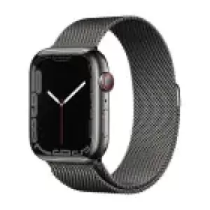 Apple Watch Series 7 GPS + Cellular 45mm Stainless Steel Case with Milanese Loop (graphite / графит) Apple Watch Series 7 GPS + Cellular 45mm Stainless Steel Case with Milanese Loop (graphite / графит)