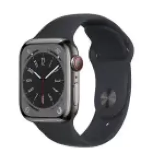Apple Watch Series 7 GPS + Cellular 45mm Stainless Steel Case with Midnight Sport band (graphite / графит) Apple Watch Series 7 GPS + Cellular 45mm Stainless Steel Case with Midnight Sport band (graphite / графит)