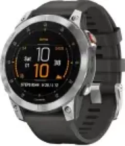 Умные часы Garmin EPIX (Gen 2) серый стальной с черным ремешком Умные часы Garmin EPIX (Gen 2) серый стальной с черным ремешком