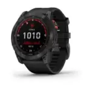 Часы Garmin Fenix 7X Solar серый с черным ремешком Часы Garmin Fenix 7X Solar серый с черным ремешком