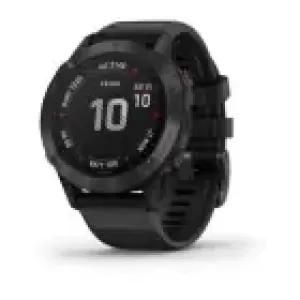 Умные часы Garmin Fenix 6 Pro черный с черным ремешком Умные часы Garmin Fenix 6 Pro черный с черным ремешком