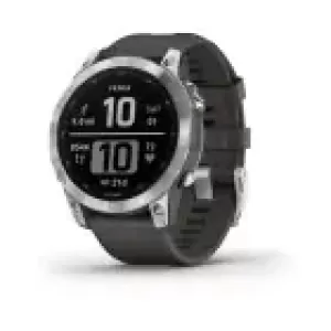 Умные часы Garmin FENIX 7 серебристый с черным ремешком(Silver with Graphite Band) Умные часы Garmin FENIX 7 серебристый с черным ремешком(Silver with Graphite Band)