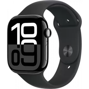 Умные часы Apple Watch Series 10 GPS 42mm Aluminum Jet Black Case with Black Sport Band (размер S/M) Умные часы Apple Watch Series 10 GPS 42mm Aluminum Jet Black Case with Black Sport Band (размер S/M)