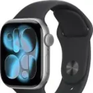 Умные часы Apple Watch Series 11 46mm Aluminum Space Gray Case with Sport Band Black (размер M/L)Умные часы Apple Watch Series 11 46mm Aluminum Space Gray Case with Sport Band Black (размер M/L) (без RuStore)