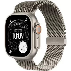 Смарт-часы Apple Watch Ultra 3, Natural Titanium Natural Milanese Loop, M Смарт-часы Apple Watch Ultra 3, Natural Titanium Natural Milanese Loop, M