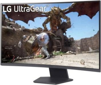Монитор LG 31.5" 32GS60QC-B черный VA LED