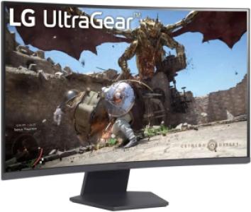Монитор LG 31.5" 32GS60QC-B черный VA LED