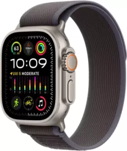 Умные часы Apple Watch Ultra 2 49 мм Titanium Case GPS + Cellular, Blue Black Trail Loop Умные часы Apple Watch Ultra 2 49 мм Titanium Case GPS + Cellular, Blue Black Trail Loop