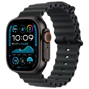 Умные часы Apple Watch Ultra 2 49 мм Black Titanium Ocean Band Black Умные часы Apple Watch Ultra 2 49 мм Black Titanium Ocean Band Black
