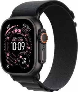 Apple Watch Ultra 3 (2025) 49mm Black Titanium Case with Black Alpine Loop Medium Apple Watch Ultra 3 (2025) 49mm Black Titanium Case with Black Alpine Loop Medium