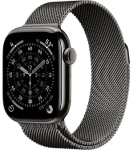Apple Watch Series 11 42mm Slate Titanium Case with Milanese Loop Slate