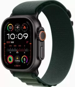 Часы Apple Watch Ultra 2 2024 49 мм, M, Titanium Case with Black Olive Alpine Loop Часы Apple Watch Ultra 2 2024 49 мм, M, Titanium Case with Black Olive Alpine Loop