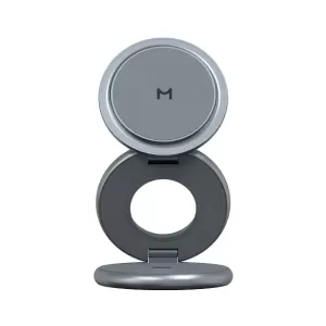 Складное беспроводное зарядное устройство 3 в 1 Magssory Signature Disc Pro для Apple, с магнитами, с поддержкой Qi2 Midnight Складное беспроводное зарядное устройство 3 в 1 Magssory Signature Disc Pro для Apple, с магнитами, с поддержкой Qi2 Midnight