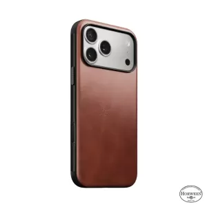 Чехол Nomad Modern Leather Horween для iPhone 17 Pro Max (MagSafe) Olde Dublin Чехол Nomad Modern Leather Horween для iPhone 17 Pro Max (MagSafe) Olde Dublin