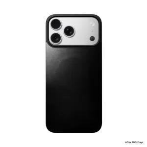 Накладка Nomad Magnetic Leather Horween для iPhone 17 Pro Max (MagSafe) Black Накладка Nomad Magnetic Leather Horween для iPhone 17 Pro Max (MagSafe) Black
