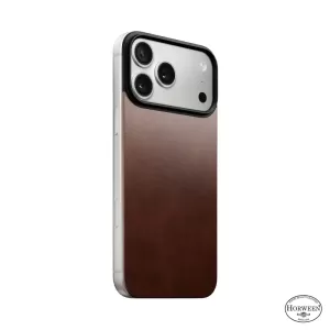 Накладка Nomad Magnetic Leather Horween для iPhone 17 Pro Max (MagSafe) Rustic Brown Накладка Nomad Magnetic Leather Horween для iPhone 17 Pro Max (MagSafe) Rustic Brown