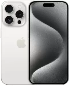 Смартфон Apple iPhone 15 Pro 128 ГБ, Dual: nano SIM + eSIM, белый титан Смартфон Apple iPhone 15 Pro 128 ГБ, Dual: nano SIM + eSIM, белый титан