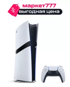 Игровая приставка PlayStation 5 Pro Digital Edition, 2000 ГБ SSD, Бeз иrp, белый Игровая приставка PlayStation 5 Pro Digital Edition, 2000 ГБ SSD, Бeз иrp, белый