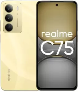 Смартфон Realme C75, 8/256 Гб, золотистый Смартфон Realme C75, 8/256 Гб, золотистый