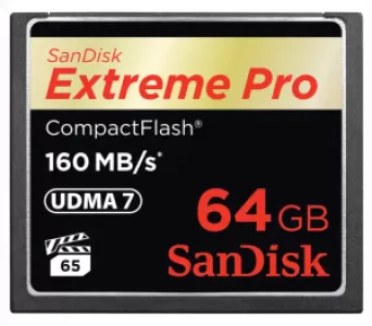 Карта памяти SanDisk 64GB Extreme PRO Compact Flash Memory Card UDMA 7 Speed Up To 160MB/s (SDCFXPS-064G-X46) Карта памяти SanDisk 64GB Extreme PRO Compact Flash Memory Card UDMA 7 Speed Up To 160MB/s (SDCFXPS-064G-X46)