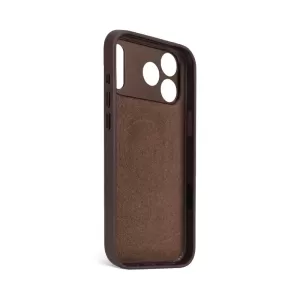 Чехол Decoded Leather Back Cover для iPhone 17 Pro (MagSafe) Chocolate Brown Чехол Decoded Leather Back Cover для iPhone 17 Pro (MagSafe) Chocolate Brown