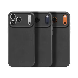 Чехол Decoded Leather Back Cover для iPhone 17 Pro Max (MagSafe) Black Чехол Decoded Leather Back Cover для iPhone 17 Pro Max (MagSafe) Black
