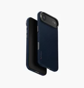 Чехол Uniq для iPhone 17 Air KEVA EDGE Full Kevlar (MagSafe), Синий Чехол Uniq для iPhone 17 Air KEVA EDGE Full Kevlar (MagSafe), Синий