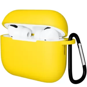 Силиконовый чехол Gurdini для AirPods Pro 3 Yellow