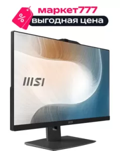 Моноблок MSI Modern AM242P 1M, 23.8" (1920x1080) IPS / Intel Core 3 100U / 8 DDR5 / 512 ГБ SSD / Intel UHD Graphics / Без ОС / Клавиатура, мышь, Черный (9S6-AE0721-1477)