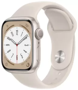 Умные часы Apple Watch Series 8 45мм (45mm, Сияющая звезда M/L, M/L) Умные часы Apple Watch Series 8 45мм (45mm, Сияющая звезда M/L, M/L)